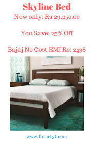 Skyline Bed Furnstyl Styltherapy Furnstylblog Noida Furniture Showroominnoida Delhi Buy Home Furniture Luxury Furniture Showroom Home Furniture Online