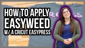 How To Apply Easyweed Using The Cricut Easypress