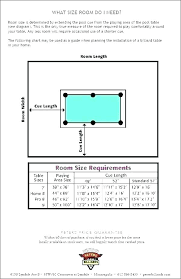 8 Pool Table Dimensions Room For Saros Info