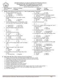 Soal Uaspas Tik Kelas 9 Semester 1