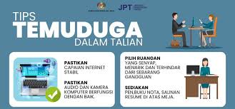 Tips Temuduga Online Untuk Kemasukan Upu Ipta Dan Kolej Sepanjang Pkp Edu Bestari