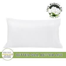 You could dry silk pillowcases in a dryer if it has an air setting. Lilysilk Housewife Silk Pillowcase Pillow Cover For Hair And Skin Both Sides 1pc 19 Momme Mulberry Silk Charmeuse King 50x90 Cm White Buy Online In Antigua And Barbuda At Antigua Desertcart Com Productid