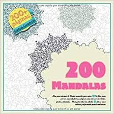 Cómo dibujar un caballo en etapas para principiantes boca. 200 Mandalas Libro Para Colorear De Dibujos Animados Para Ninos Un Libro Para Colorear Para Adultos Con Paginas Para Colorear Divertidas Faciles Y Para La Relajacion Spanish Edition Blanco Joaquin