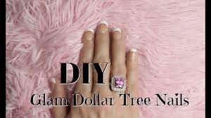 Diy 1 Glam Dollar Tree Fake Nails No Acrylic Fake Nails Diy Nails At Home Gel Manicure Nails