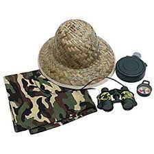 Amazon Com Kids Safari Explorer Dress Up Accessory Set Health Personal Care Explorer Dress Kids Gardening Gloves Safari