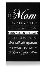 Gifts For Mom From Daughter Or Son Poems For Mothers Day Print Wall Art Unique Prime Mothers Day Meaningful Mom Quotes Mom Quotes From Daughter Sign Quotes