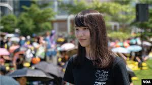 周庭（アグネス・チョウ）、大学生。 chow ting agnes, university student. é¦™æ¸¯æ°'ä¸»æ´»åŠ¨äººå£«å'¨åº­èŽ·é‡Šå‡ºç‹±
