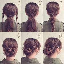 Braided Updo Hair Tutorial Hair Styles Braided Hairstyles Updo Medium Hair Styles
