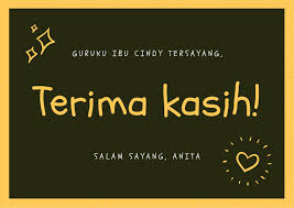 Sedih mendengar kamu kena demam berdarah dan harus masuk rumah sakit. Contoh Kartu Ucapan Terima Kasih Untuk Guru Canva