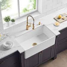 Stainless steel apron sinks and farmhouse sinks. Jimsmaison Fireclay 30 L X 18 W Undermount Kitchen Sink In 2021 Farmhouse Sink Kitchen Kitchen Remodel Small Kitchen Renovation