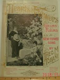 Ninna nanna mamma, canzoni per bambini, musica per bambini — dreams are the flowers (that bloom in your heart) 02:12. Hearts And Flowers Coeurs Et Fleurs Sheet Music By Theo M Etsy Sheet Music Music Book Etsy Vintage