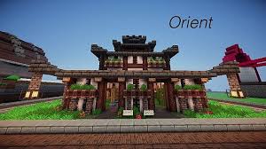 Place a six by six square of oak wood logs, with a 3 block gap in between each one. Orient I Asian Build I Birthday Special Minecraft Map