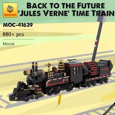 MOC-41639 Back to the Future 'Jules Verne' Time Train Movie by mkibs MOC  FACTORY | MOULD KING