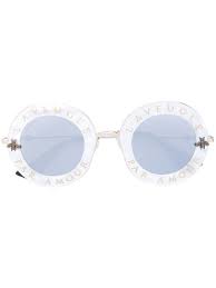 Gucci Eyewear Lunettes De Soleil L Aveugle Par Amour Farfetch