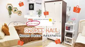 Shopee Haul Room Decor Aesthetic Dekorasi Kamar Murah From Shopee Part11 Youtube