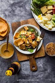 How To Make The Best Gado Gado Salad Gadogadosalad Gadogado Gadogadodressing Easy Fast Dinner Recipes Gado Gado Recipe Fast Dinner Recipes