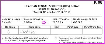 Soal Uts 2 Bahasa Indonesia Kelas 5 Sd Terbaru Dan Kunci Jawaban