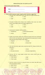 Apakah maksud qada' dari segi bahasa? Ejercicio De Iman Kepada Qada Dan Qadar