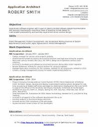 Accountant to zookeeper, and everything in between. Application Architect Resume Samples Qwikresume