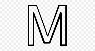 Free cliparts that you can download to you computer and use in your designs. Letter M Clipart Black And White Letter M Clip Art Black And White Free Transparent Png Clipart Images Download