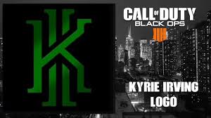 Kyrie irving taking a stomp and wiping his feet a couple times like he was putting out a cigarette on the leprechaun logo at midcourt to end the game on the tnt broadcast. Black Ops 4 Emblem Tutorial Kyrie Irving Logo Youtube
