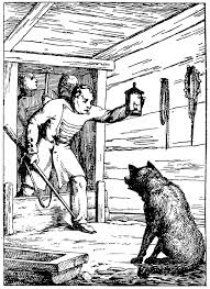 волк ночью думая залезть в овчарню попал на псарню Basnya Volk Na Psarne