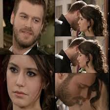 Nihal And Behlul S Engagement When Bihter Returns Behlul His Lines That He Said On His Engagement With Elif To Her I Am In Amor Prohibido Telenovela Actores