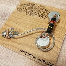 My plan is to put an sd 59 in the neck, sd. Prewired Harness Les Paul Junior Arty S Custom Guitars