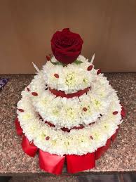 Send birthday flowers delivery to surprise someone for their special day! Jayesh Florist 3 Tier Birthday Cake Made In Fresh Flowers Was Greatly Appreciated By Everyone Who Attended The Funeral Facebook