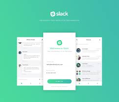 I Decided To Take Create A New Visual Interface For The Slack App I Also Wanted To Update The Visual Br App Design Inspiration App Interface Ux Design Mobile