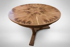 The grain matches in both the closed and expanded states of the table.this was the first expanding circular dining table george made, and as such it. Pippy Oak Expanding Circular Dining Table Johnson Furniture