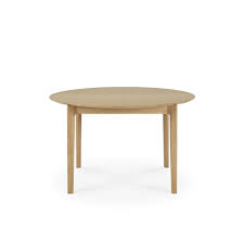 Extended dining table oak speak a lot about you as an individual and as a family. Oak Bok Round Extendable Dining Table