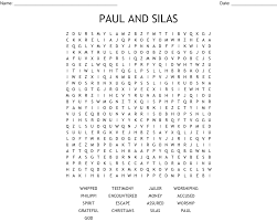Overview of various activities involving paul the apostle and his companions. Paul S Second Missionary Journey Word Search Wordmint