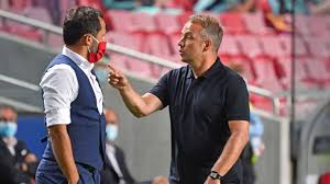 Dfl league president dr reinhard rauball uli hoeness president of fc bayern muenchen hasan salihamidzic sporting director of fc bayern muenchen and. Hansi Flick Und Hasan Salihamidzic Beim Fc Bayern Eine Chronologie Der Streitereien Goal Com