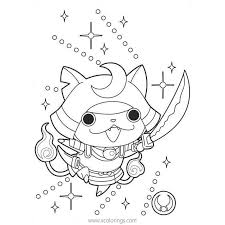 Browse the wide selection of complimentary coloring sheets for youngsters to locate educational, animes, nature, pets, holy bible coloring books, and also many more. Yo Kai Watch Coloring Pages Jibanyan With Sword Xcolorings Com