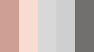 Pure gold is slightly reddish yellow in color, but colored gold in various other colors can be produced. Rose Gold And Silver Color Scheme Gray Schemecolor Com