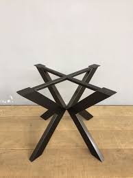 Metal Round Dining Table Base 28h 35 Round Etsy In 2020 Metal Round Dining Table Dining Table Bases Round Dining Table