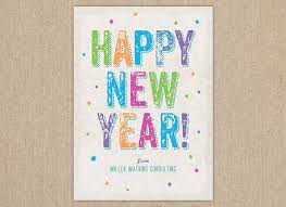 New year greeting cards images. Simple Greeting Card Design For New Year