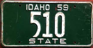 Image result for Federal Yellow 1956 Idaho State of
