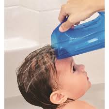 Babyono Κύπελλο λουσίματος για ξέβγαλμα μαλλιών με σχέδιο Τυρκουάζ