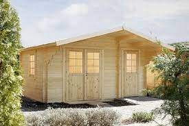 Gartenmöbel aus holz werden in der übereinstimmen art von stücken hergestellt wie gartenmöbel aus anderen materialien. Gartenhaus 450x300cm Holzhaus Bausatz 34 Mm Klassik 2 Raum Holz Gartenhaus Kaminofen Fur Zuhause Vom Fachhandel