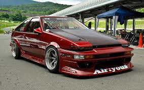 Looking for the best jdm wallpapers hd? Hd Wallpaper Red And Black 5 Door Hatchback Jdm Stance Toyota Ae86 Car Wallpaper Flare