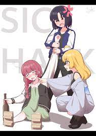 hiroi kikuri, iwashita shima, and shimizu eliza (bocchi the rock!) drawn by  strings-lover | Danbooru