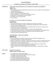 sap associate resume samples velvet jobs