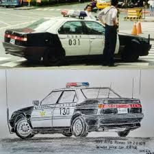 new the 10 best home decor with pictures 1997 alfa romeo 164 2 0 v6 tb 在谷歌查台灣老警車出現了這台 大安分局曾服役過的愛快警車也太高級了吧 因為真的想有懷念這台紀念一下手癢不小心畫了 19 suv suv car vehicles