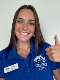 Margo is excited and looking forward to learning as an intern North  Carolina Aquarium at Fort Fisher!