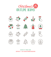 Download 20 Christmas Outline Icons Free Limited Pack For Sketch Svg Freebiesui