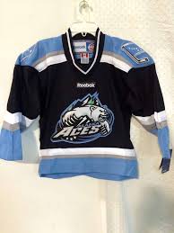 Echl hockey jerseys (page 1). Reebok Youth Echl Jersey Alaska Aces Team Black Sz S M Ebay