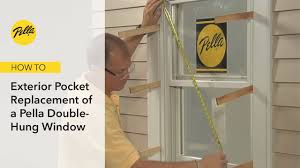 Maybe you would like to learn more about one of these? Window Installation Proper Exterior Pocket Replacement For Double Hung Pella Windows Youtube