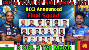 Sri lanka vs india, 3rd t20 r. India Vs Sri Lanka 2021 Official Squad For Team India Manu Uncapped Surprises